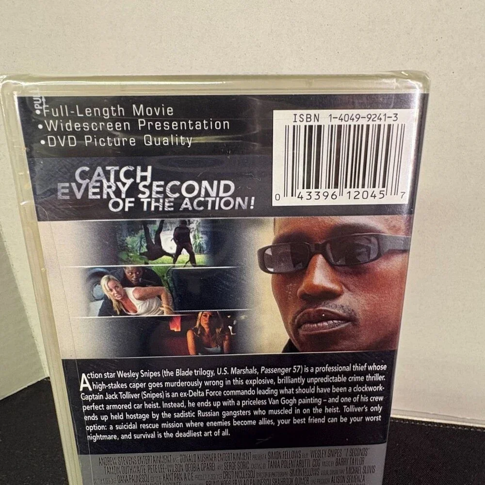 7 Seconds 2005 W Wesley Snipes PSP UMD Video Widescreen Full-Length Movie SEALED